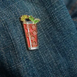 Cocktail Pin - Bloody Mary, Perfect Accessory for Mixology Enthusiasts