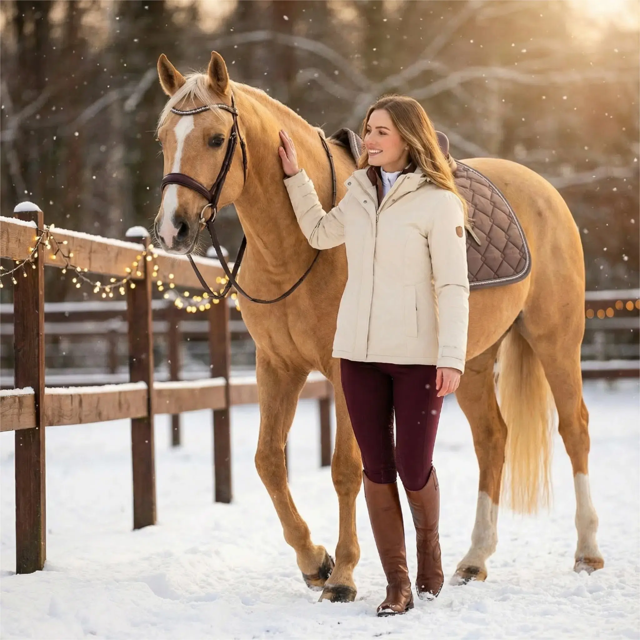 TGW RIDING Saddle Pad High Gloss Chain Jewel combines exceptional durability with luxurious design, making it an ideal choice for discerning riders. Featuring a resilient outer material paired with a Cool-Dry underside.
