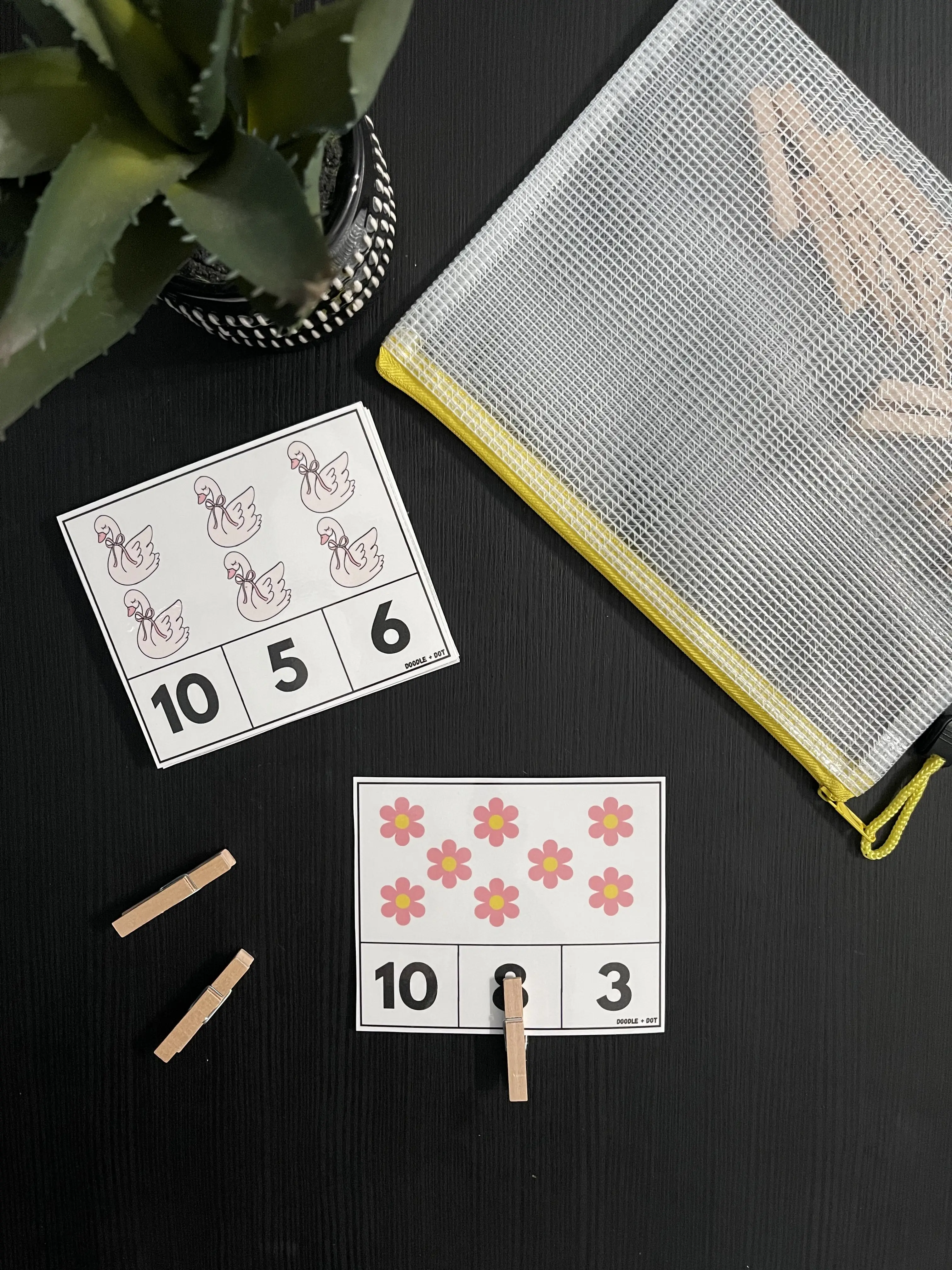 Doodle + Dot 1-20 Counting Activity Montessori Style