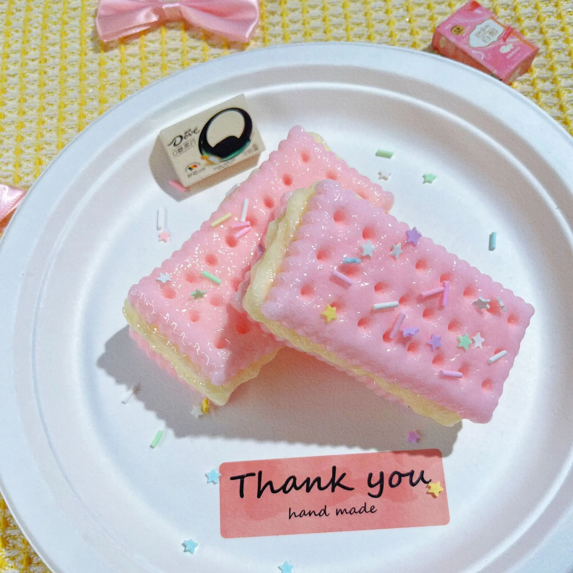 Cookies, food toys, kneading and pressure reducing toys, TPR kneading, blind bags, mud feeling, kneading and music