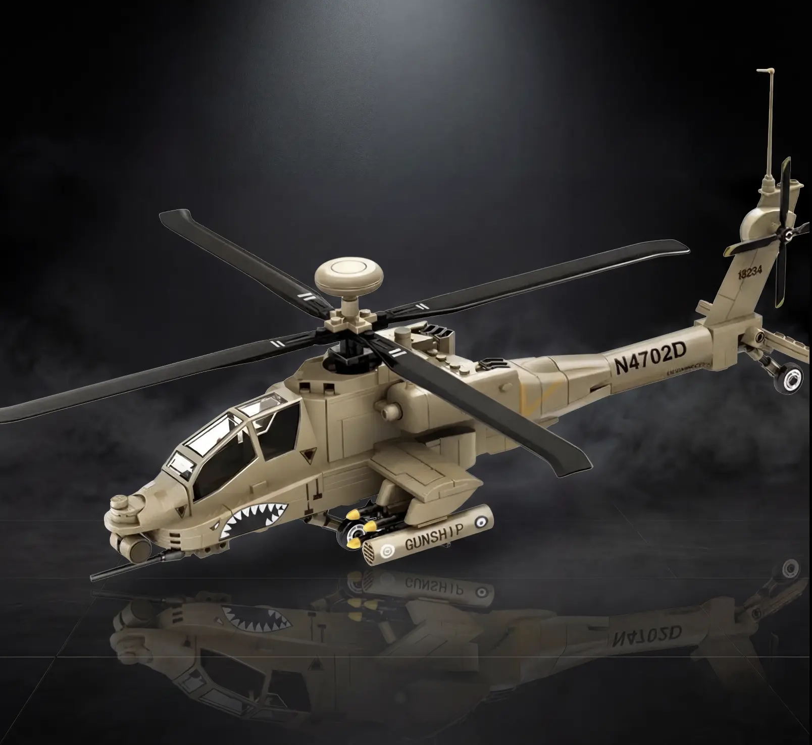 Apache Helicopter | 255 PCS