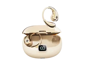 YX48 Wireless Earbuds JL Chip HiFi Sound Real Time Digital Display ENC Noise Reduction Low Latency IPX4 Waterproof for Gaming Voice Call Daily Entertainment