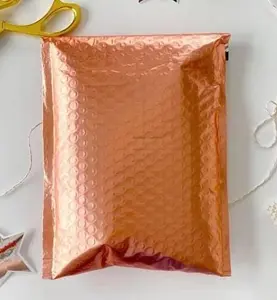 Rose gold metallic 6.5x9 bubble mailer - set of 10