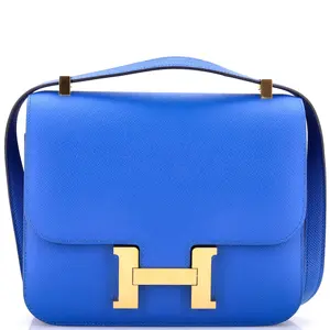 Pre-owned HERMÈS Leather Shoulder Bags Hermes Constance Bag Epsom 23 by Rebag