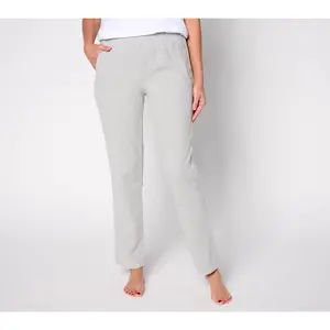 Cuddl Duds Ribbed Fleece Straight Pant