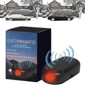 Solar-Powered Car Snow & Ice Remover | Automatic Winter Windshield Defroster for Outdoor Parking.