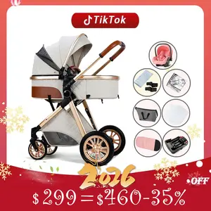 [Weekly Picks] V9 Baby , Deals for You Days, 4-in-1 Portable & Foldable Toddler  with Sunshade, High-Quality Lightweight Travel  for Babies Outdoor Fun, Adjustable  and Accessories Combo Set, One-Click Folding doll stroller Double fan bab st roller wagon