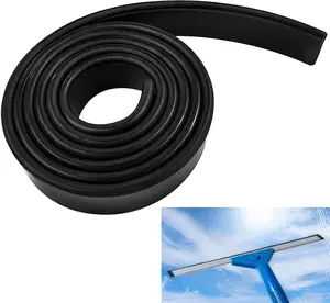Premium Silicone Squeegee Rubber Replacement - 41In Roll | Versatile Squeegee Blade for Shower, Window & Glass Cleaning GAQWOK