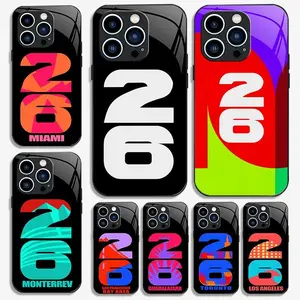 2026 Soccer Fan Host City Phone Case — Bold, Sporty Pride Design (Miami/LA/Atlanta) for iPhone 13 Pro Max — 975