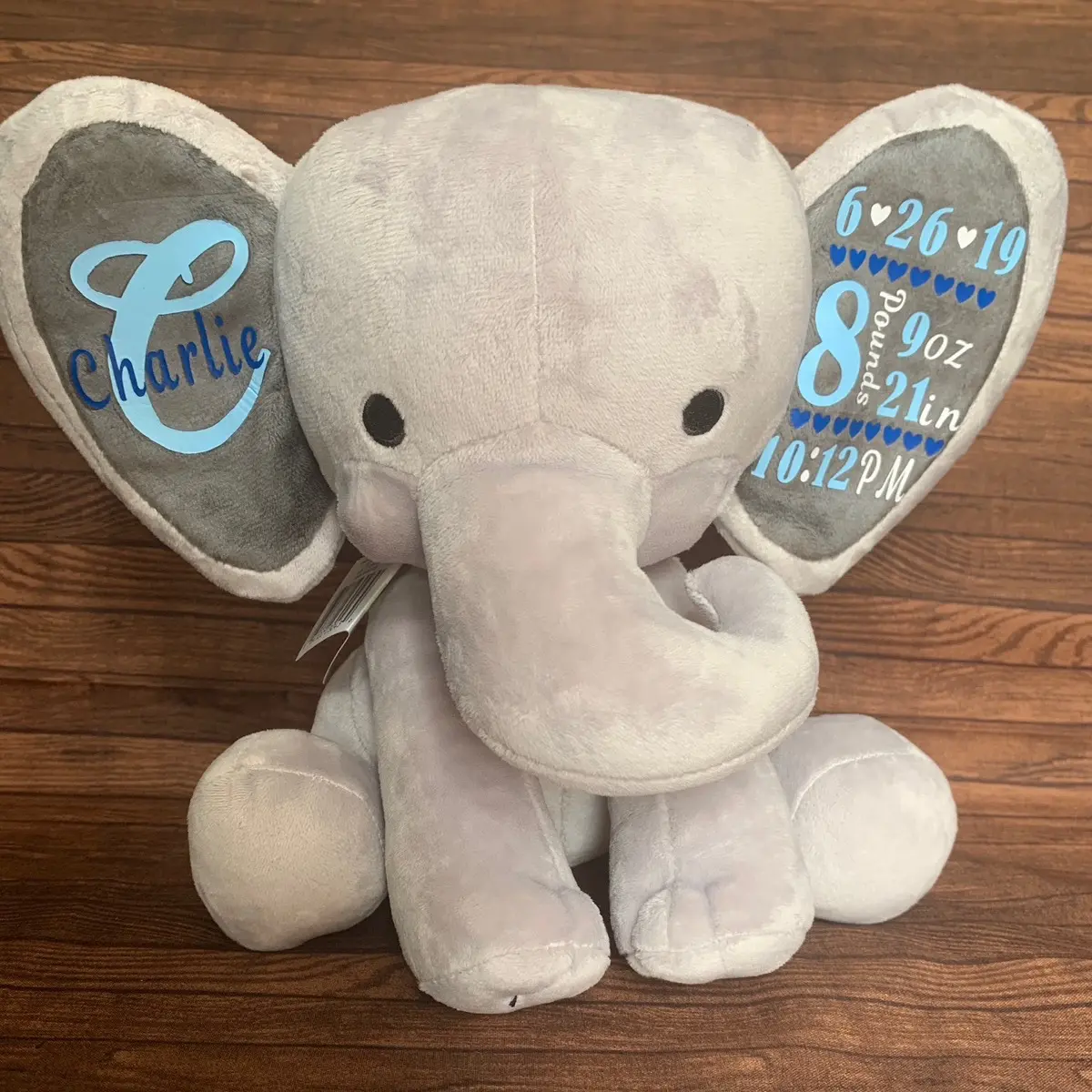 Birth Announcement Elephant