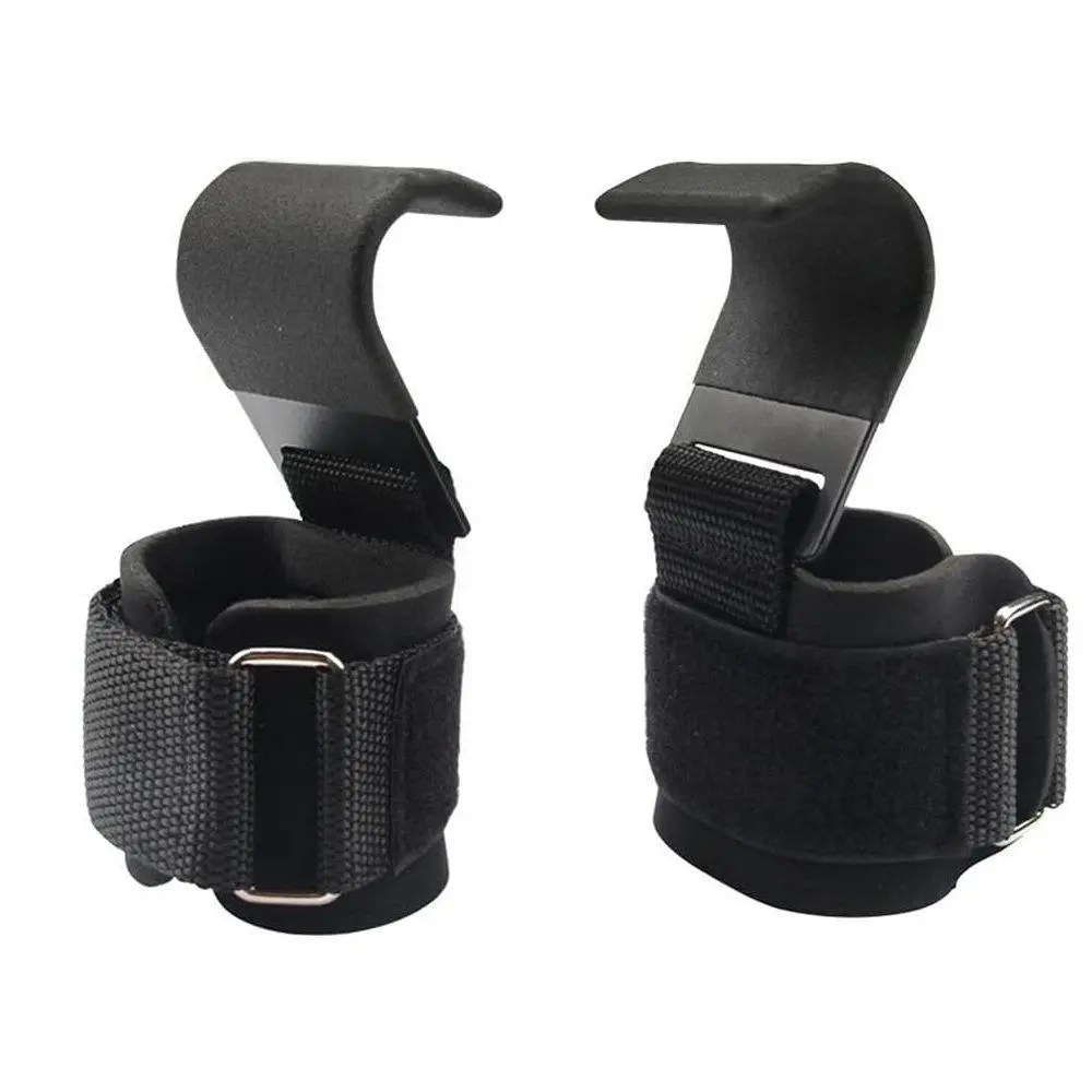 Weight Lifting Hooks, 2/4 Counts Heavy Duty Lifting Wrist Straps, Pull Ups Deadlift Straps, Weight Lifting Grips, Enhanced Grip Security for Home Gym
