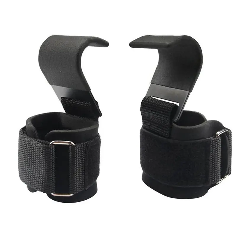 Weight Lifting Hooks, 2/4 Counts Heavy Duty Lifting Wrist Straps, Pull Ups Deadlift Straps, Weight Lifting Grips for Home Gym Fitness Accessories