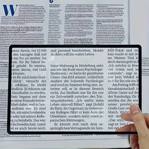 2pcs Ultra-Slim High-Power Magnifying Glass - Ideal Portable Reading Aid for Students - Enhanced Clarity & Lightweight Design