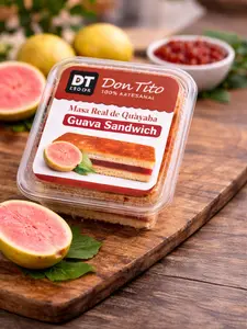 Don Tito Masa Real Guayaba- Guava Sandwich | Artisanal Latin Dessert | Fresh Baked Cake