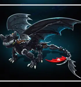 READ SHIPPING POLICY BEFORE ORDER no tooth dragon building blocks Enlightenment building blocks EducationalToy,Best Gift Toy, Desktop AssemblyOrnaments for Home & OfficeDecoration children toy