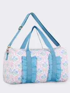 Bow Floral Travel Bag
