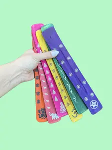 Coloful Incense Holder with Symbols | FREE INCENSE STICK PACK WITH HOLDER :)