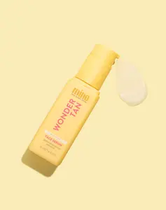 Minetan Wonder Tan | Clear Bronzing Facial Serum - Gradual Daily Sunless Tan, Infused with Hyaluronic Acid & Vitamin C, Hydrating, Dark Bronze Finish, Australian Brand