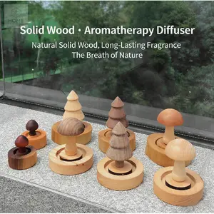 Wooden Aroma Diffuser Ornament Natural Wood Essential Oil Diffuser, Indoor Closet Bathroom Fragrance Decor, Premium Wooden Scent Diffuser Decoration