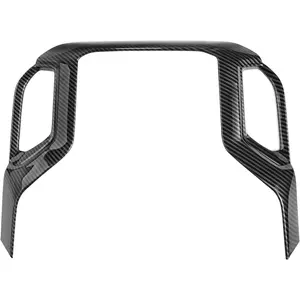 for Chevy Silverado 1500 GMC Sierra 1500 2019-2026 Sierra Silverado 2500 3500 HD 2020-2026 Accessories Interior Center Console Dashboard AC Vent Navigation Cover Trim ABS Carbon Fiber Patter﻿