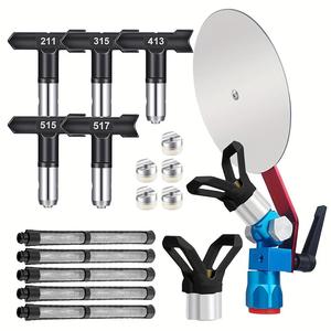 paint sprayer accessories, spray guide accessory tool, baffle latex paint paint duckbill seat nozzle, paint spraying tool, suitable for all airless paint sprayer, heavy duty, industrial