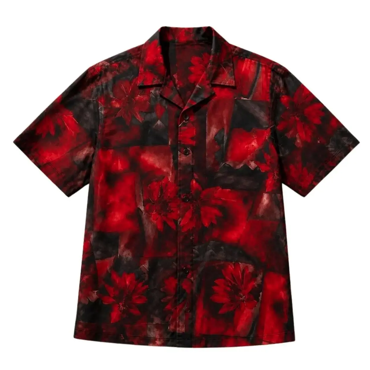 Lestat Daniel Molloy Red Floral Hawaiian Shirt - The Vampire Breathable Casual Beach Button-Down for Summer Vacation & Parties - Sizes S to 5XL, Multicolor - SummerVibes - TikTokFashion