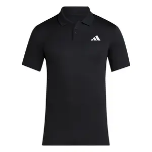 adidas Mens Free Lift Short Sleeve Shirt Tennis Casual Casual - Black