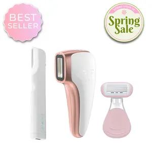 Summer Ready Bundle | RIKI Silky IPL Hair Removal Device & Ex Fuzz Off Dermaplaning Tool & RIKI Aloe Razor Summer Ready Bundle | RIKI Silky IPL Hair Removal Device & Ex Fuzz Off Dermaplaning Tool & RIKI Aloe Razor