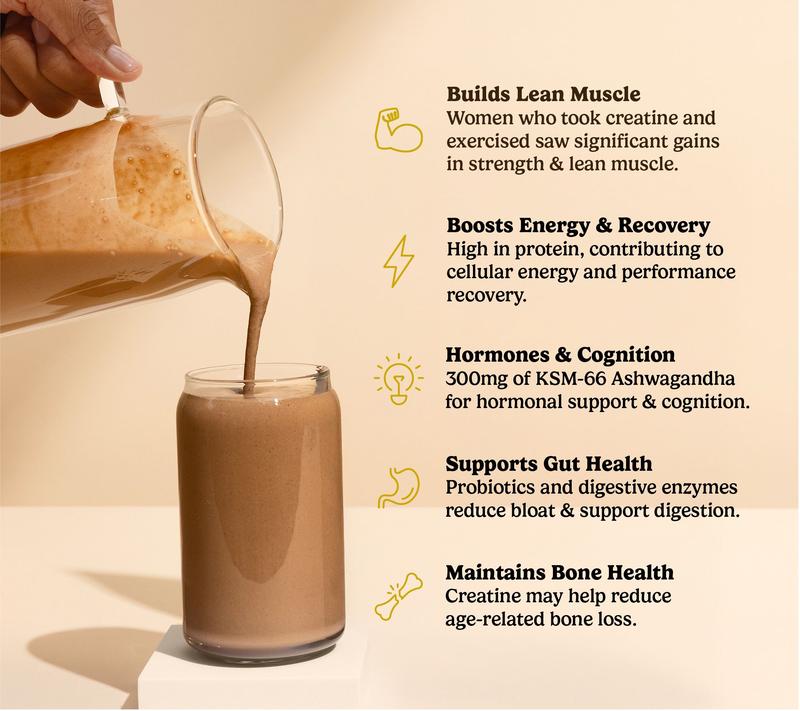 VitaHustle ONE Superfood Max Protein with Creatine 15-Servings