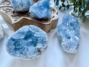 Celestite Cluster || Premium || Madagascar