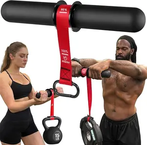 FitBeast Forearm Strengthener & Wrist Roller – Thicker Handle Grip Trainer with Adjustable Strap for Grip Strength Training, Home Gym Workout Equipment
