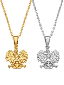 1pc Poland Symbol Eagle Pendant Necklaces for Women Men Polska Poles Jewelry Exquisite Chain Jewelry