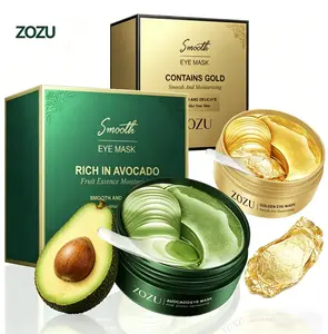 【Buy one, Get One Half Off】Avocado Moisturizing & Gold Eye bagMask Duo - Alternate Day and Night Use Eye Mask - Reduces Periocular Fine Lines & Eye Bag Care, Fades Dark Circles - Skin Care Gift Moisturizer Hydrating Comfort