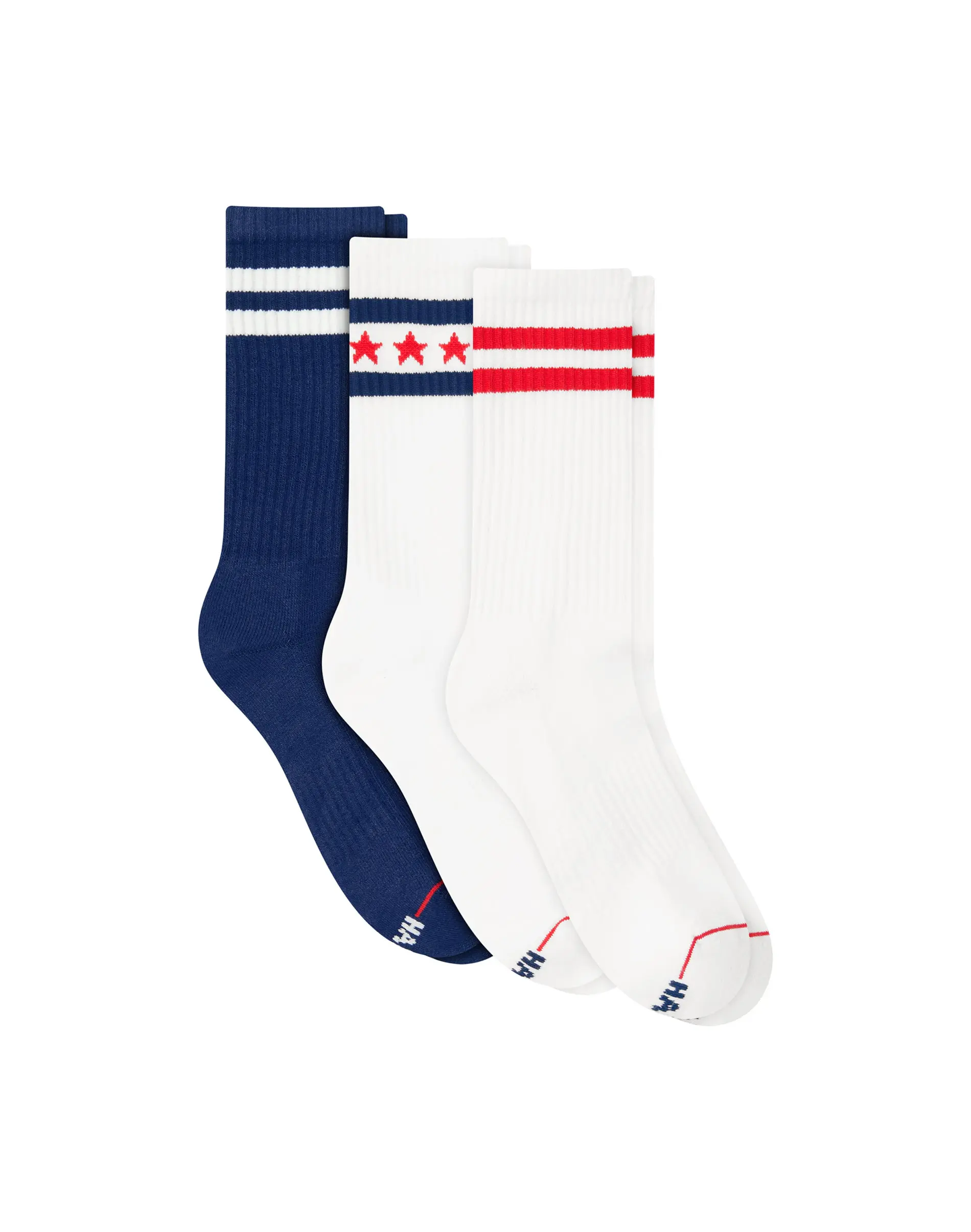Hanes Heritage Women's Crew Socks Pack, 3 Pairs