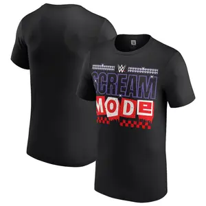 Men's Black Paige & Brie Bella Scream Mode Logo T-Shirt, Fashion Cotton, Full Colors, Full Sizes, For Men, For Women
