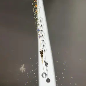 7 Chakra Beads Wall Art Pendant Sun Catcher Boho Meditation