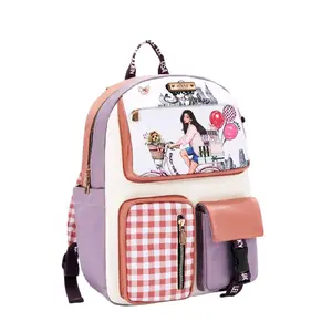 multi-pocket fashion backpack