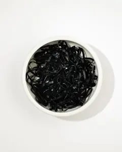 Black Plastic Elastics