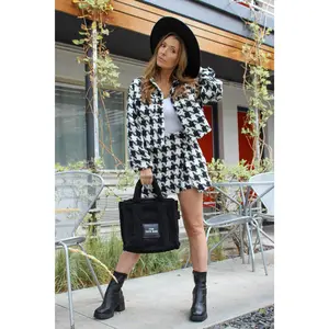 Audrey Two Toned Tweed Skort