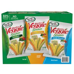 Sensible Portions Garden Veggie Straw, Variety Pack, 30 pk