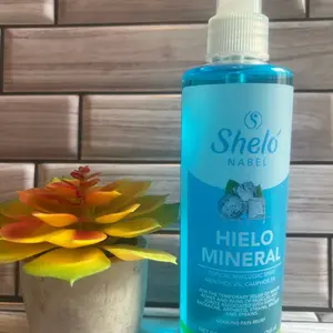 Sheló NABEL Hielo Mineral Spray for Cooling Pain Relief, 2% Menthol and 3% Camphor, 265ml - Body Care Oil