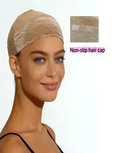 Anti-Slip Wigs Handle Cap Velvet Grip, Women's Breathable Invisible Hair Net, All-Day Wear, Soft Fabric, Scalp Protection, Daily Use