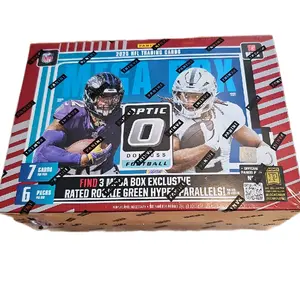 2025 Panini Donruss Optic Football NFL Mega Box - Green Hyper Prizm Parallels NFL Football