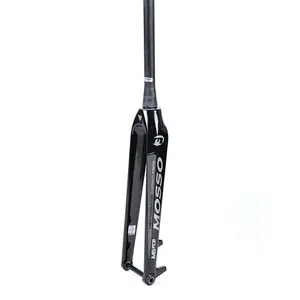 MOSSO FK-M6FCB Carbon MTB Rigid Fork, 15x110mm Thru-Axle, Tapered Steerer, Disc Brake, Matte Black