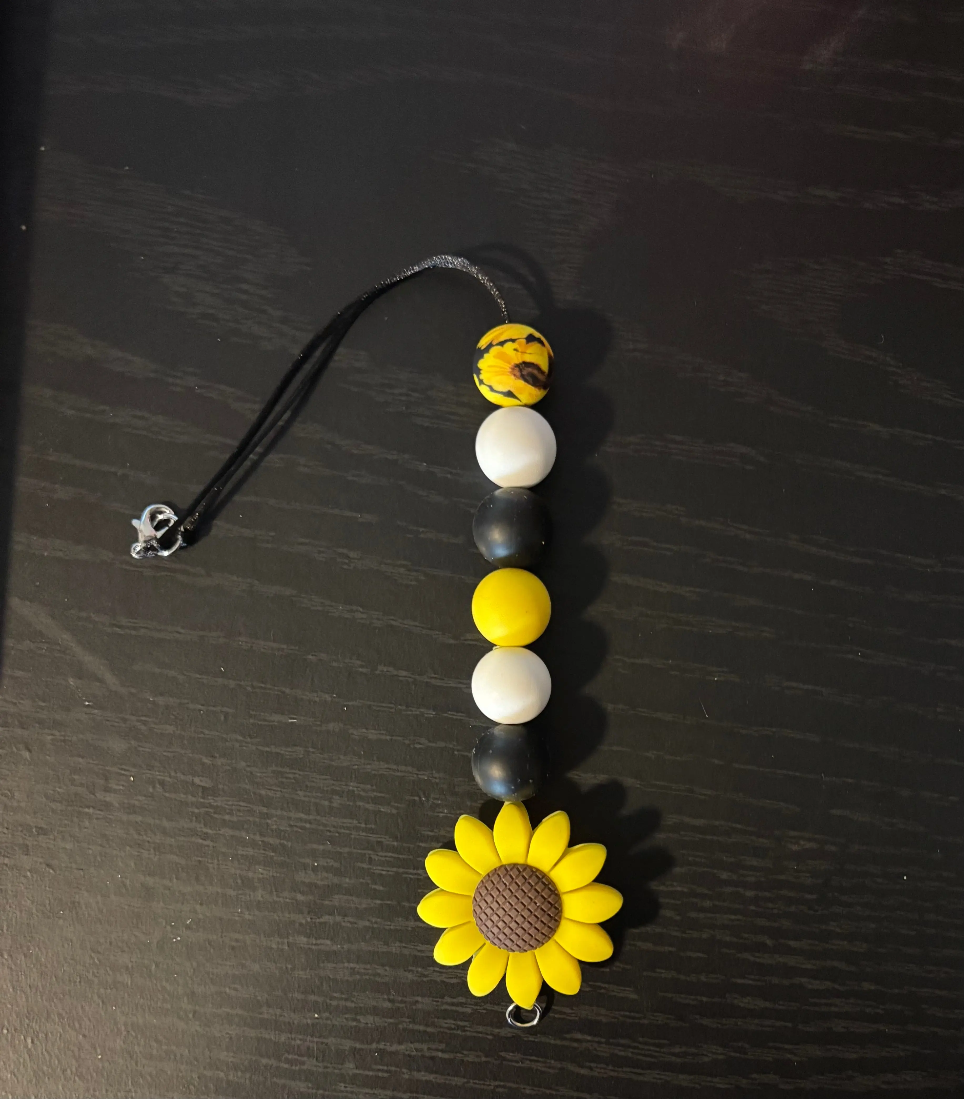 Sunflower Car Charm