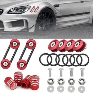 Bumper Quick Release,Quick Release Front Rear Bumper Fasteners Holders Kit Compatible for Universal Car Bumper