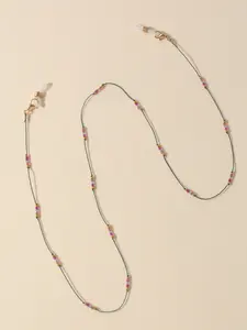 Women's Beaded Thin Eyeglass Chain, Elegant Fashion Accessory, Creative Gift Idea, Stylish Eye Wear Strap, All Season Use