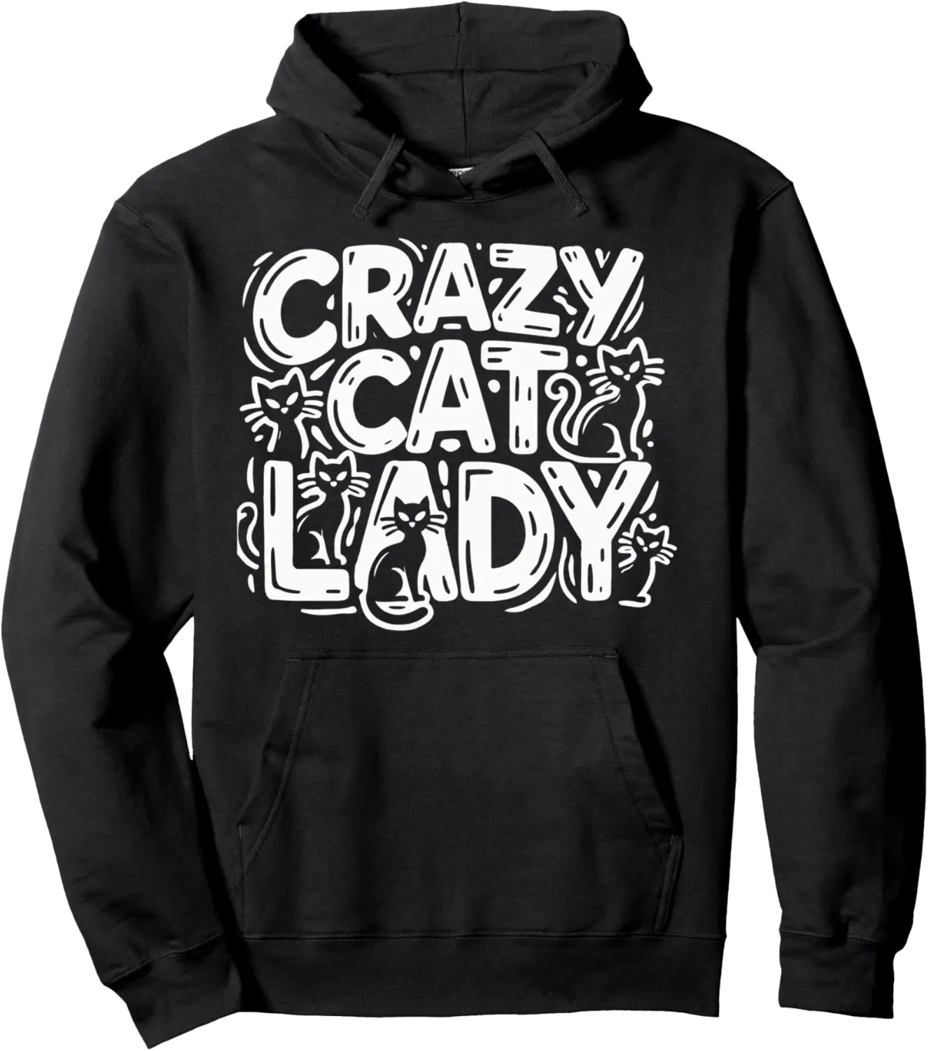 Crazy Cat Lady Pullover Hoodie - Bernadetab Shop 28B0D9L5QXDT