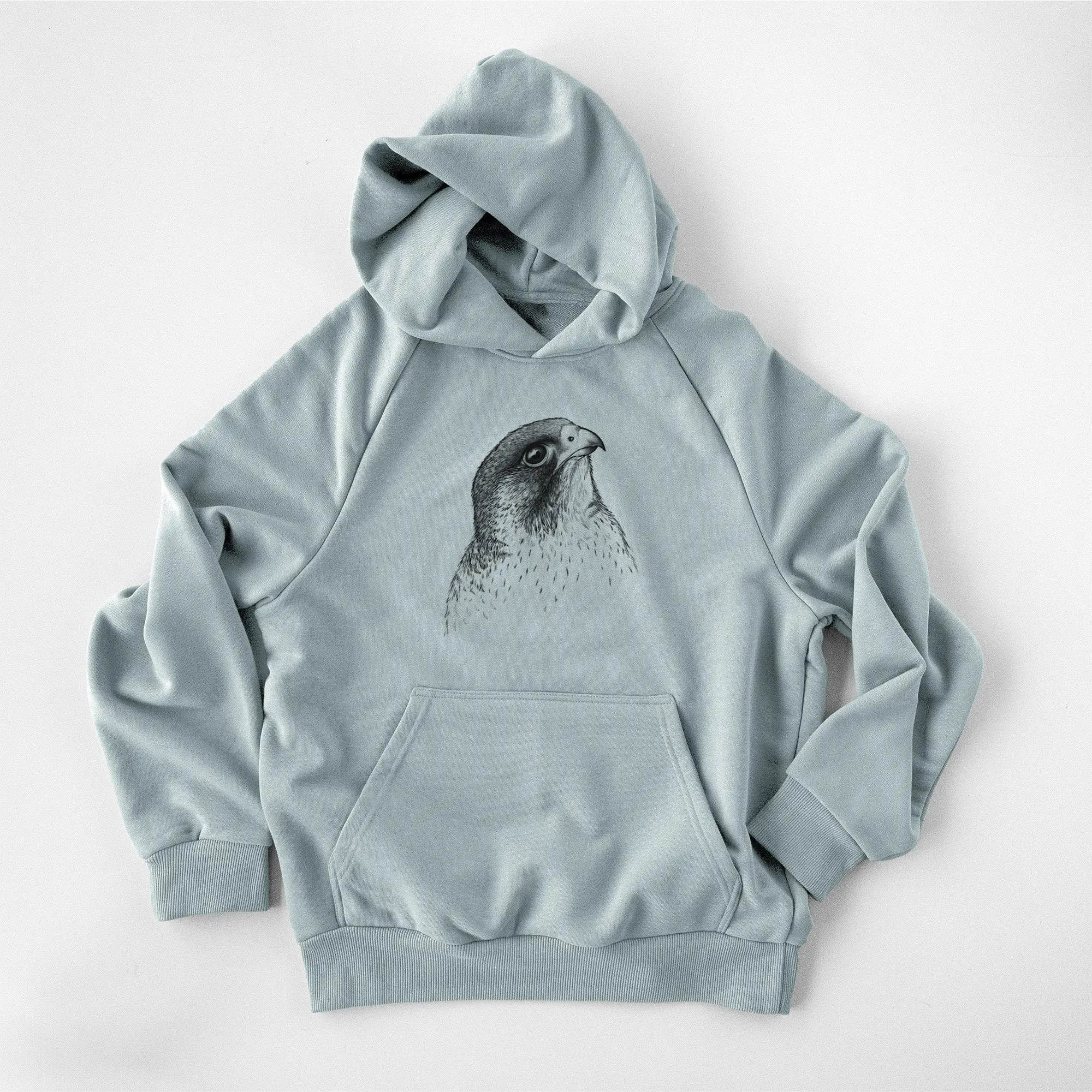 Peregrine Falcon - Falco peregrinus - UltraLuxe Heavyweight French Terry Hoodie