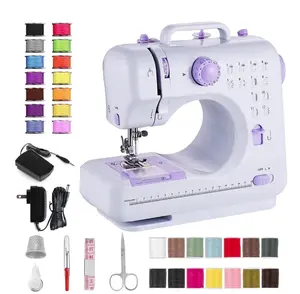 BCOOSS Sewing Machine for Beginner Multi-Functional Portable Machine with 12 Built-in Stitches